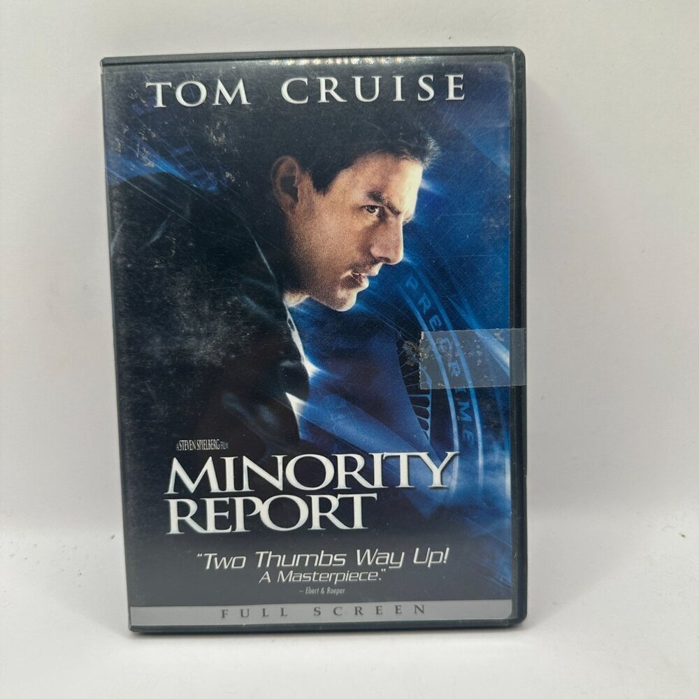 Minority Report DVD Tom Cruise Full Screen Edition Rated PG-13 DreamWorks